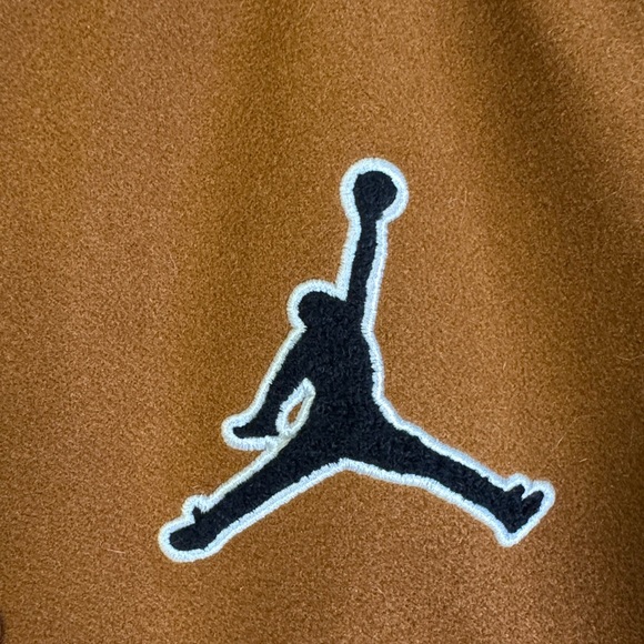 Jordan Bomber Jacket in Brown and Tan - Picture 3 of 8